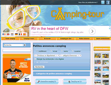 Tablet Screenshot of annonces.camping-tour.fr